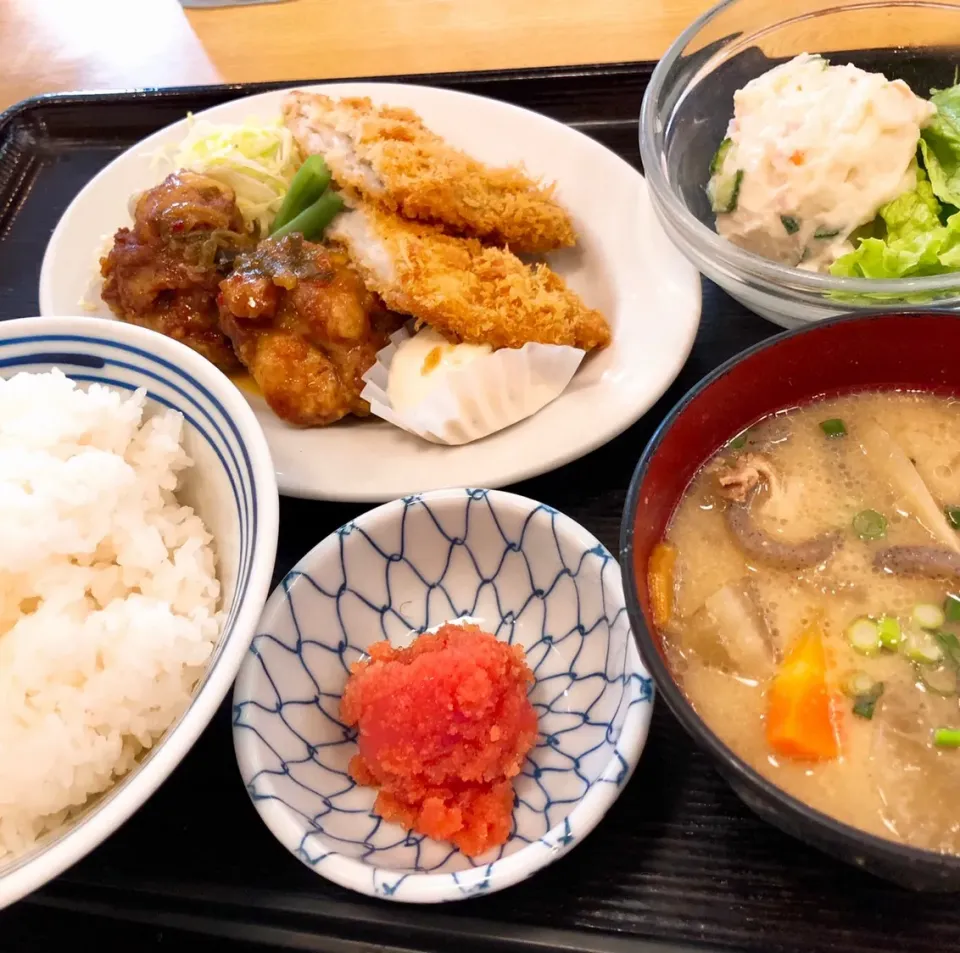 白身魚と香味唐揚げ定食🍚|cima4100さん