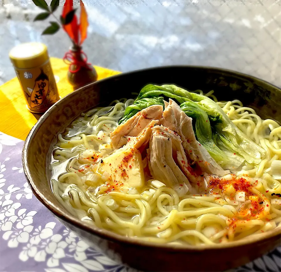 昼ごはん  鶏塩バター拉麵|砂雪さん