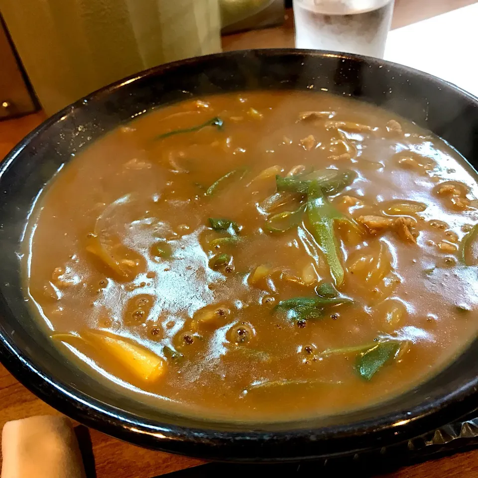 Snapdishの料理写真:カレーうどん(๑ↀᆺↀ๑)❤️#お夜食|さくらさん