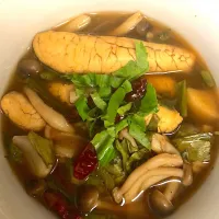 Snapdishの料理写真:ต้มแซ่บไข่ปลา 🐟 : Hot and sour fish roes soup|Lukkaew_Lkさん