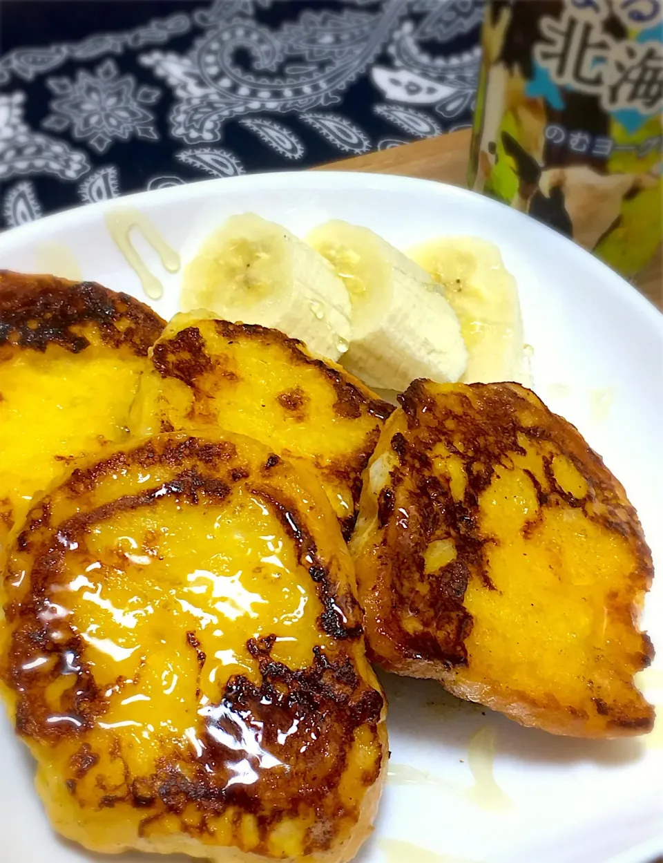 ディナーロールでフレンチトースト🍽|琥珀さん