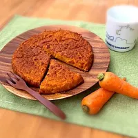 Snapdishの料理写真:人参🥕とおからのケーキ|モトミさん