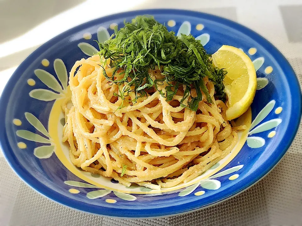 タラコ スパゲティ🍝 (๑˃̵ᴗ˂̵)و|bamazooさん