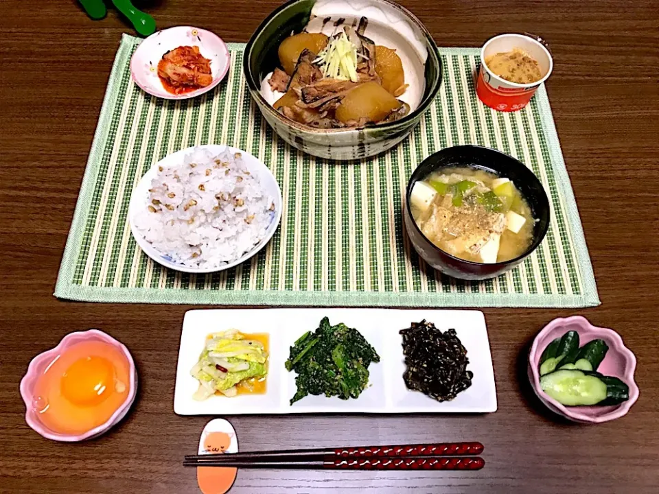 ブリ大根の晩ご飯♪|つばりん亭さん