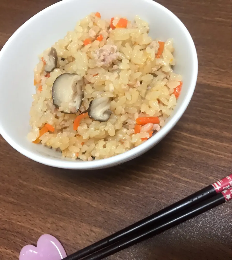 鶏そぼろとしょうがの炊き込みご飯|orangeさん