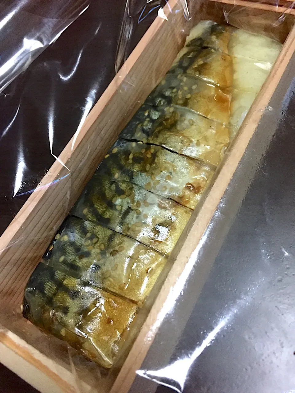 Snapdishの料理写真:煮さば寿司@おりょう京町 萬谷（福井/そごう大宮・福井県〈越前・若狭〉の物産と観光展）|Kazuya Miyukiさん