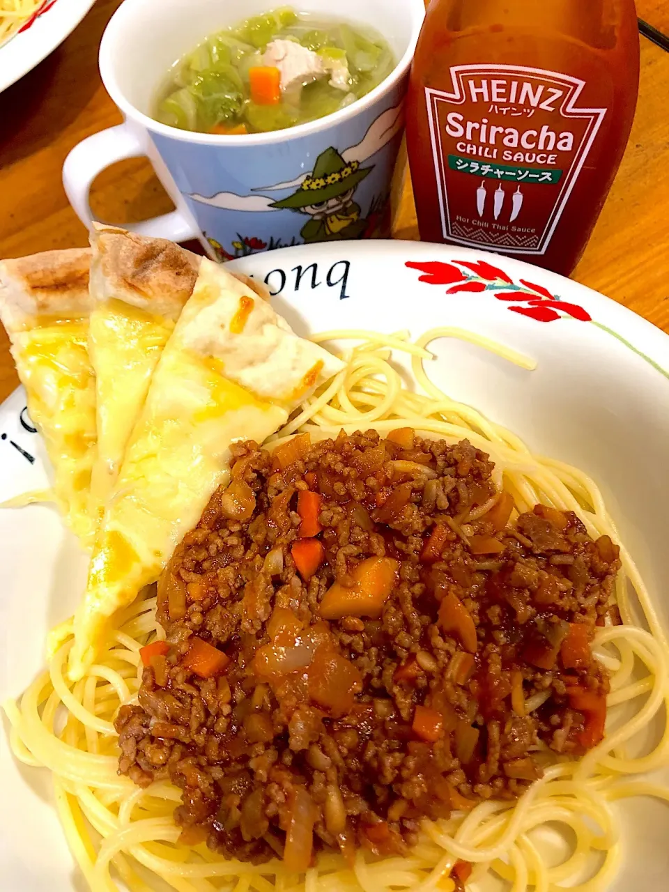 ミートソースパスタ🍝|harutomomamaさん