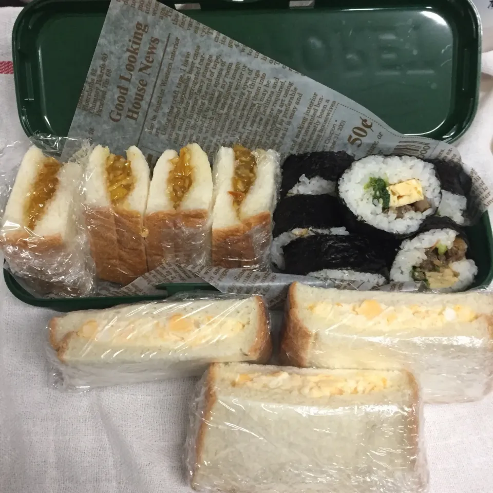 Snapdishの料理写真:三男学童野球⚾️弁当|mickyさん