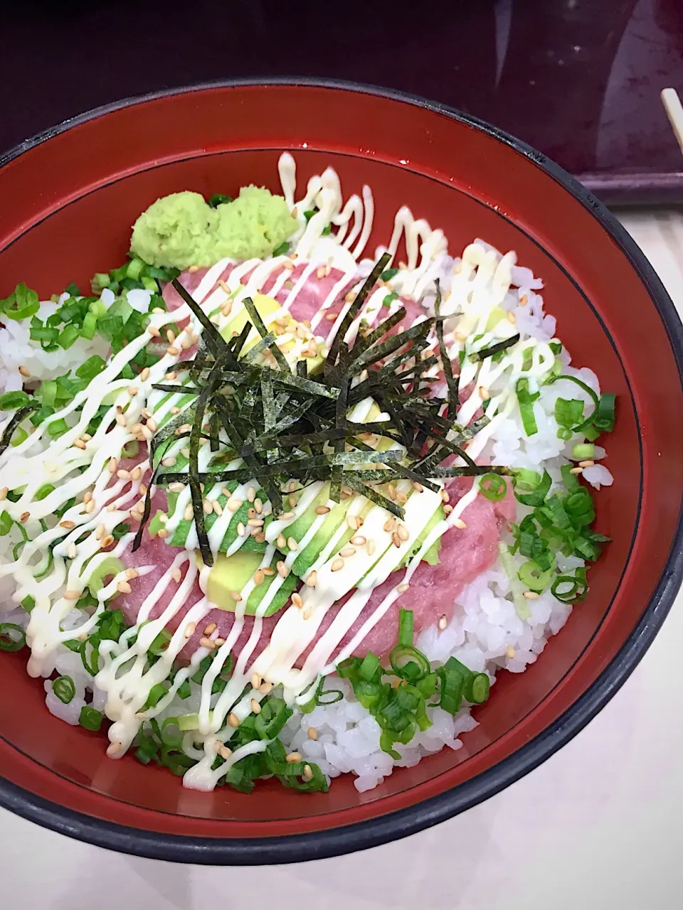 ネギトロアボガド丼|ひょうたんさん