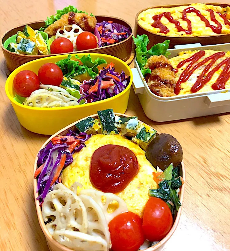 家族お弁当🍱(*≧∀≦*)💛|ふみぃさん