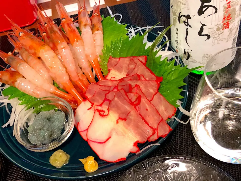 🦐秋田産『甘海老』＆くじらベーコン🐳|たつやん。さん