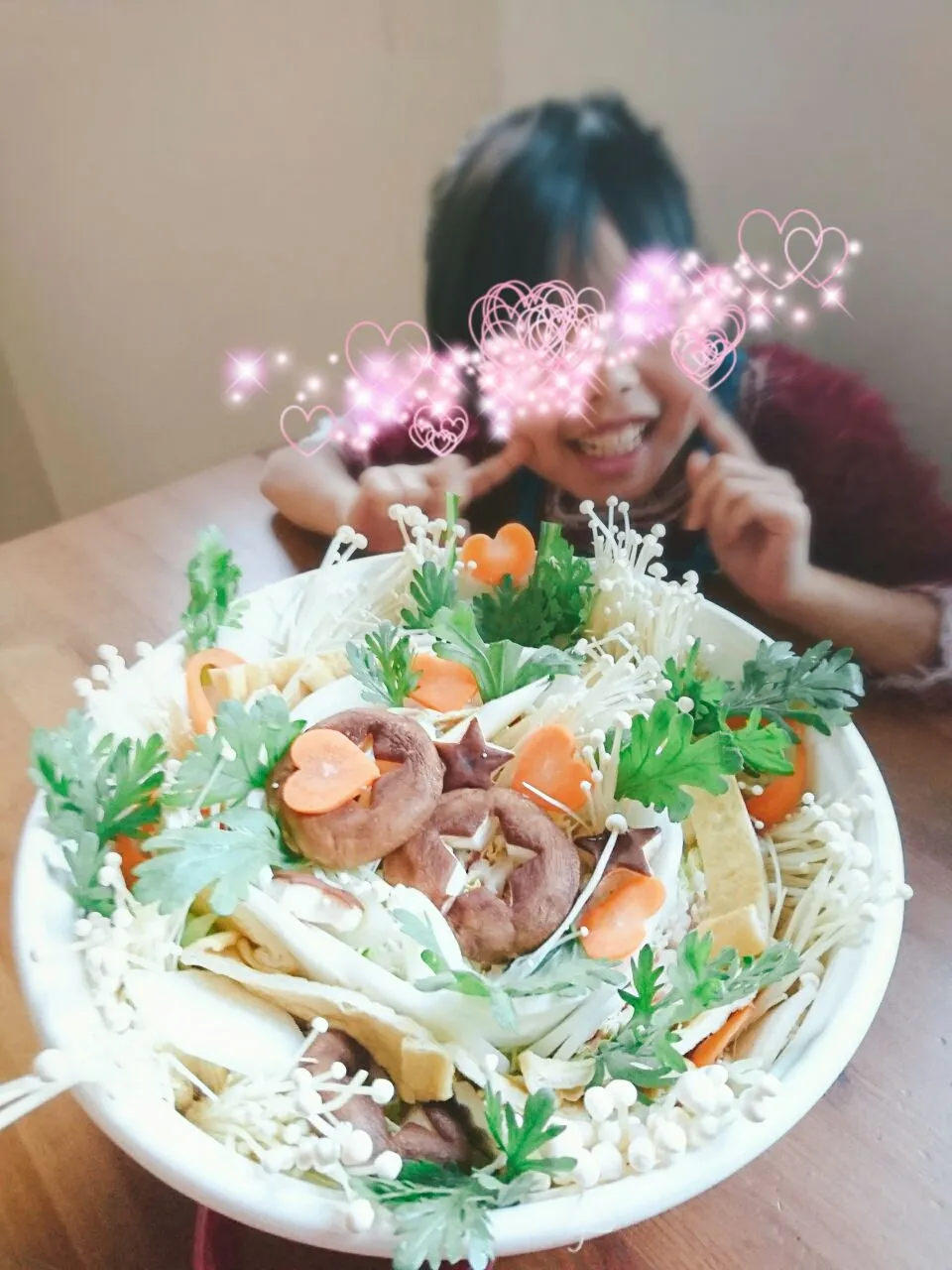 Snapdishの料理写真:ミルフィーユ鍋🍲盛り付け娘。|あっちゃんさん