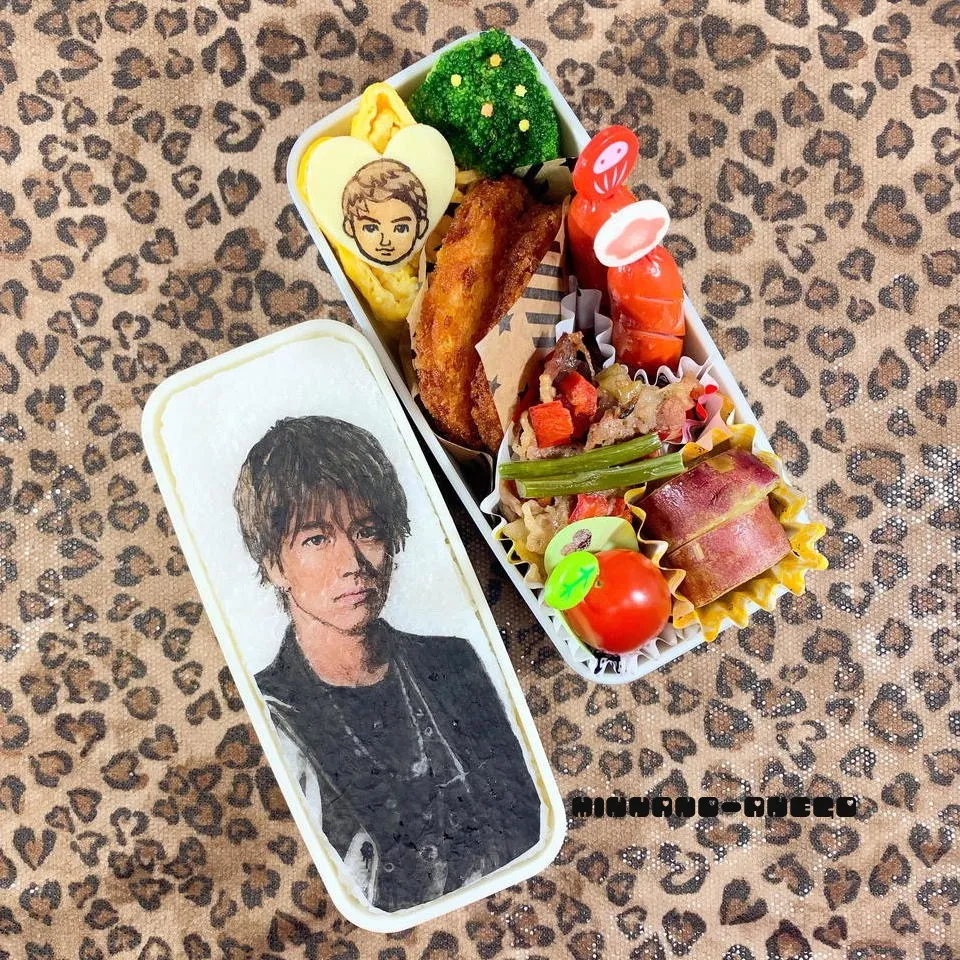 EXILE『岩田剛典』弁当
 #オブラートアート 
 #オブアート 
 #似顔絵弁当|みんなのあねごさん