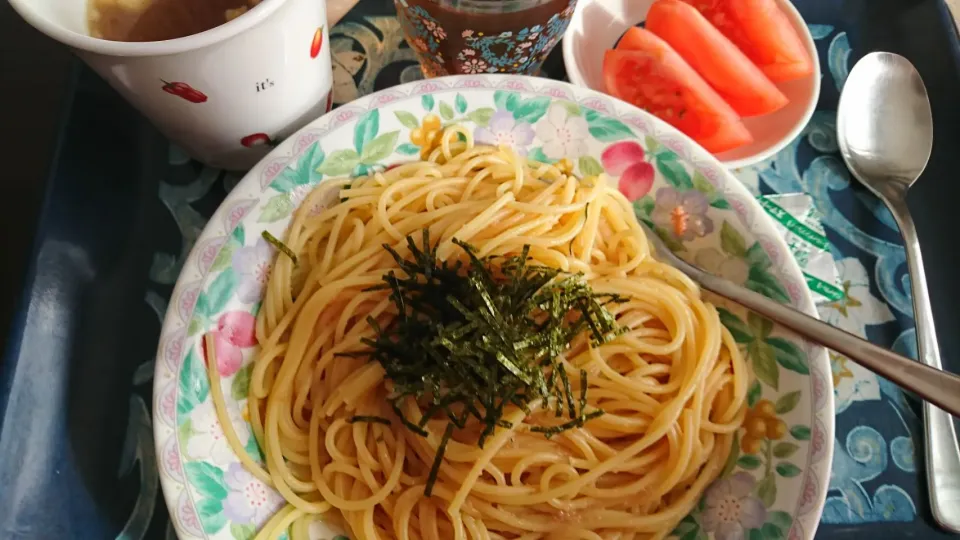 明太子パスタ😛|しまだ ちえこさん