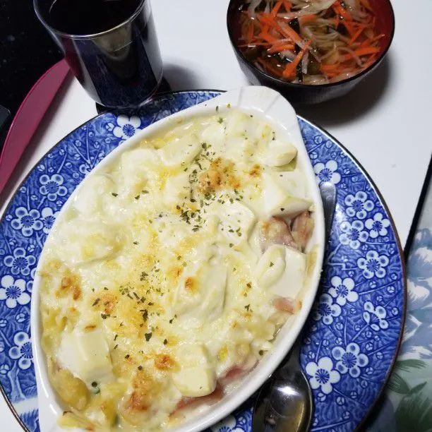 豆腐マカロニグラタン作ってみた！
I made tofu macaroni gratin!( 灬˙▽˙灬 )|ジロー7さん