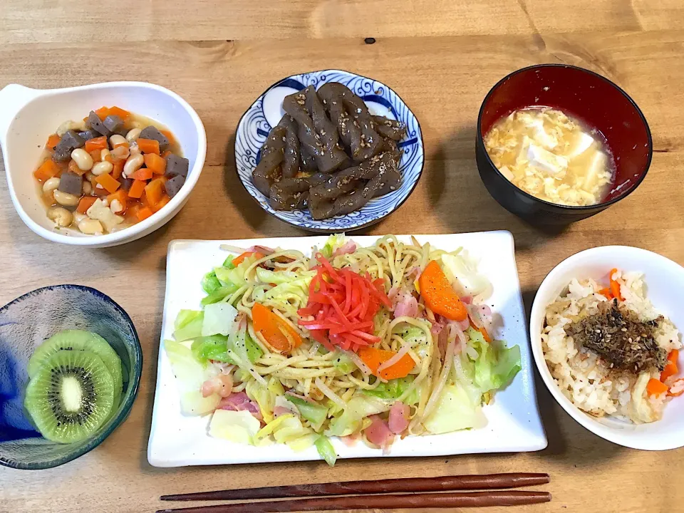 塩焼きそば定食(=^ェ^=)|かおちゃんさん