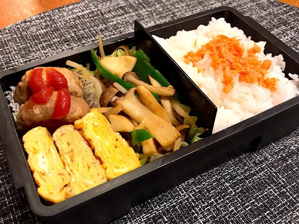 キノコの野菜炒め弁当|とみぃさん