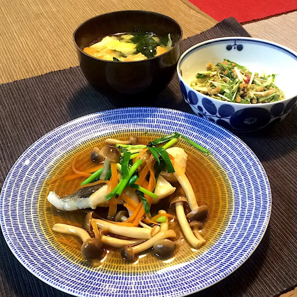 のも💛さんの料理 ほんじつのまかない・蒸し鱈のキノコあんかけ|モスグリーンさん