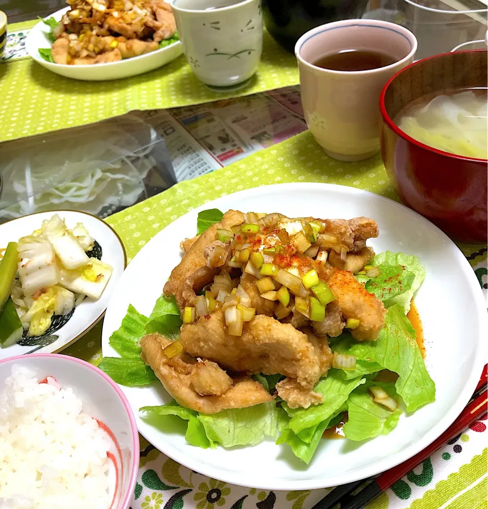 油淋鶏風鶏の竜田揚げ‹‹\(´ω` )/››|さっこさん