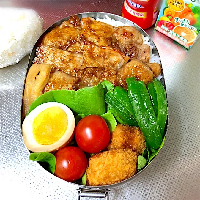 Snapdishの料理写真:高2男子のお弁当 豚丼|チャコさん