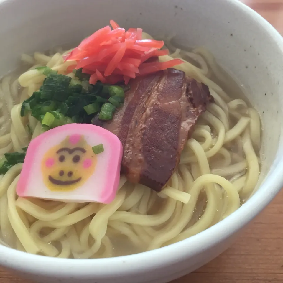 Snapdishの料理写真:ハイサイ🙋‍♂️本日のランチ 沖縄そば作ったよ🌺|NOMU'S キッチン🍳さん