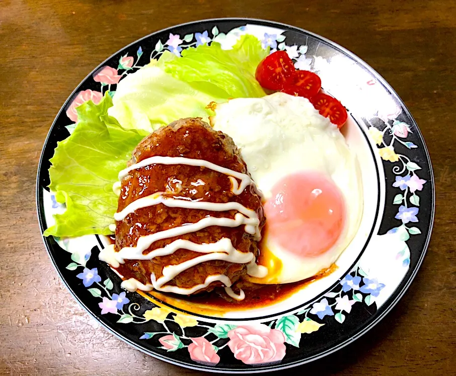 ハンバーグの次の日はロコモコ丼！|迷い猫さん