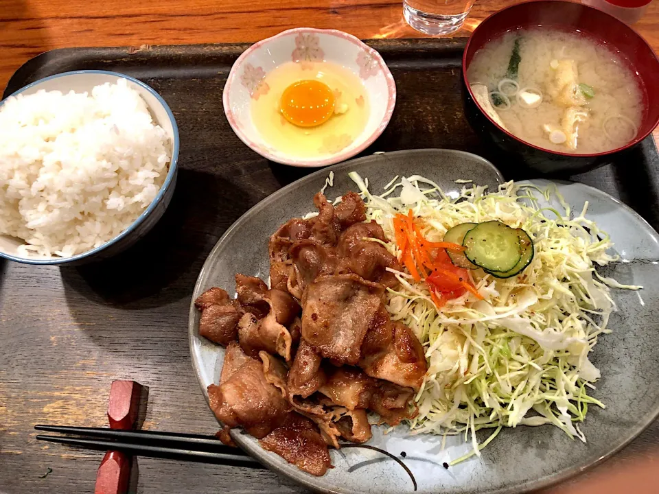 しょうが焼き定食|T. Wonderさん