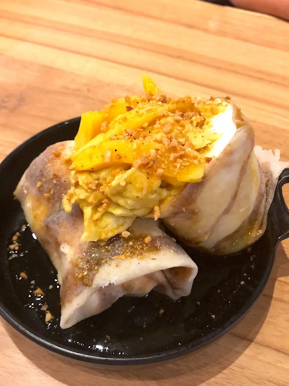 Durian Popiah a.k.a durian pancake|sarahさん