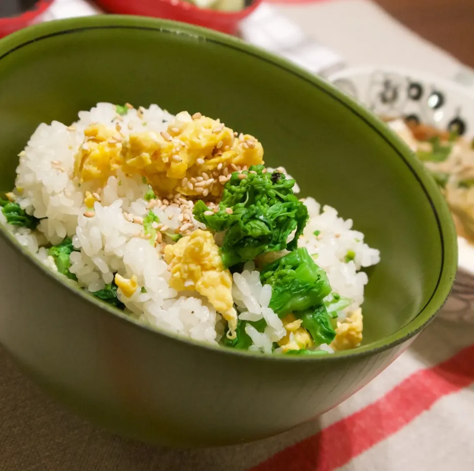 Snapdishの料理写真:アッチさんの料理 菜の花ごはん|麻紀子さん