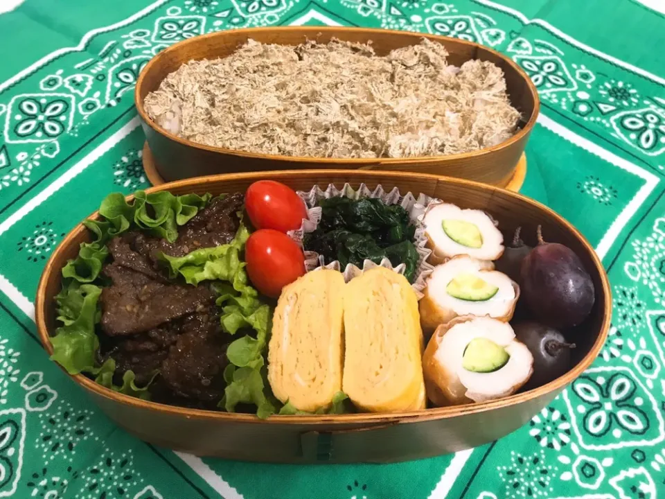 1月24日 高2男子弁当|うさぎさん