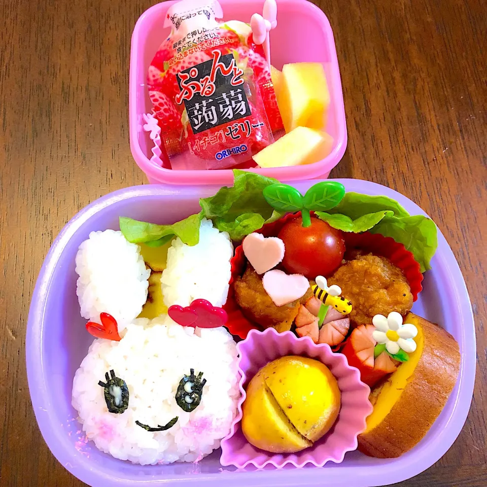 Snapdishの料理写真:#たまごっち弁当#らぶりっち弁当|Ikuさん