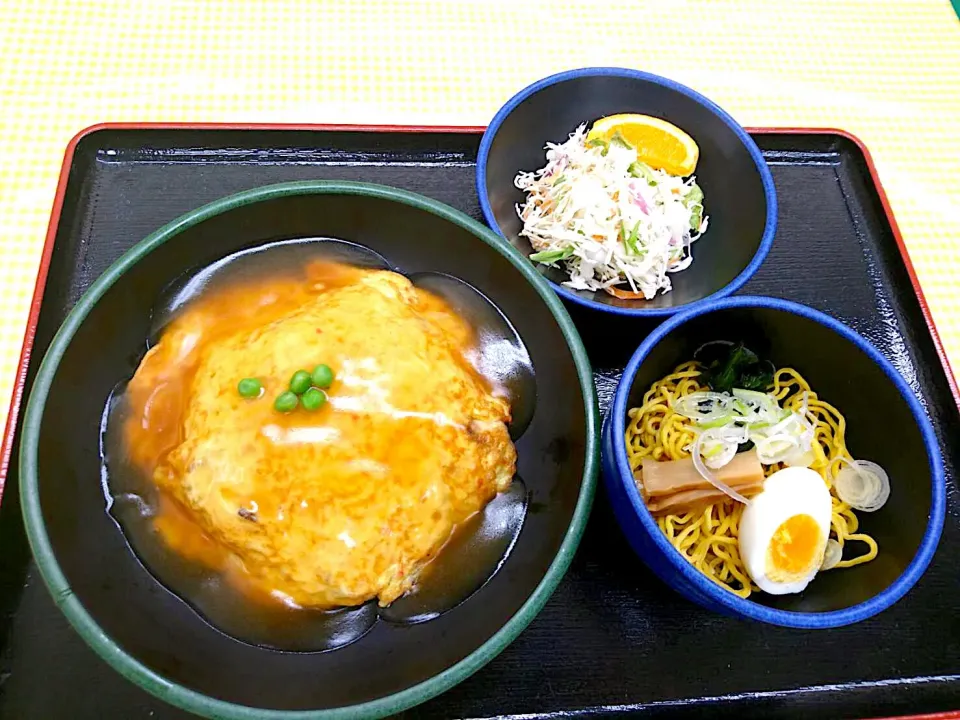 天津丼＆醤油ラーメンセット|nyama1さん