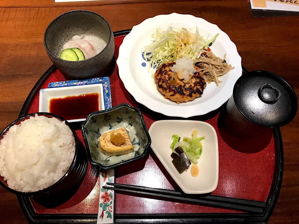 豆腐ハンバーグ定食|Kentaro Matsuoさん