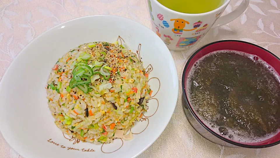 本日の昼食☆チャーハン|卯月さん