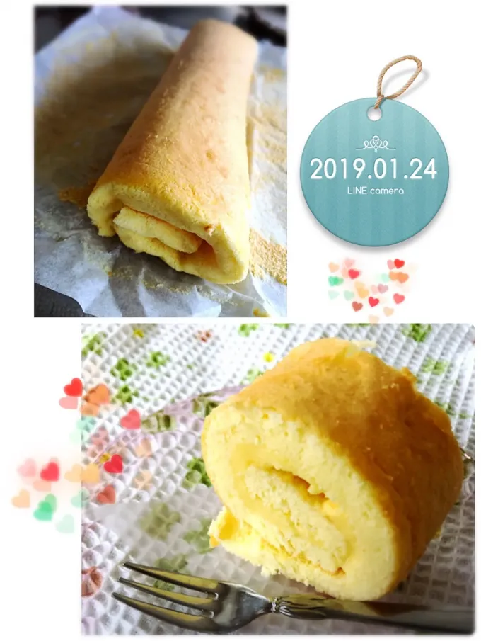 Snapdishの料理写真:シフォンロール|harutomomamaさん