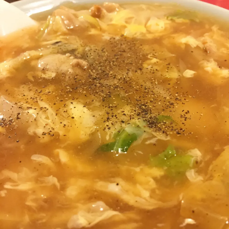 チャンポン麺 #チャンポン麺 
こちらの地方のチャンポンは餡掛けチャンポンです。|kazzz3さん