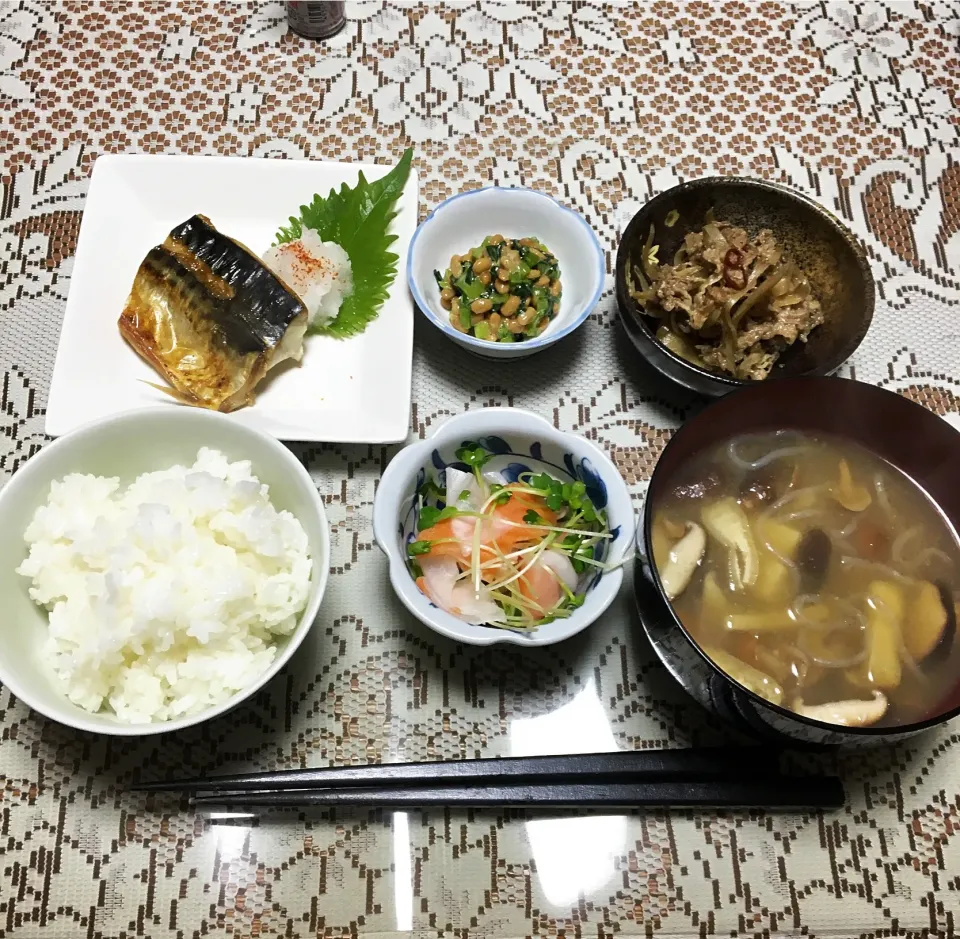 Snapdishの料理写真:ある日の質素メシ|ヨシヨシさん