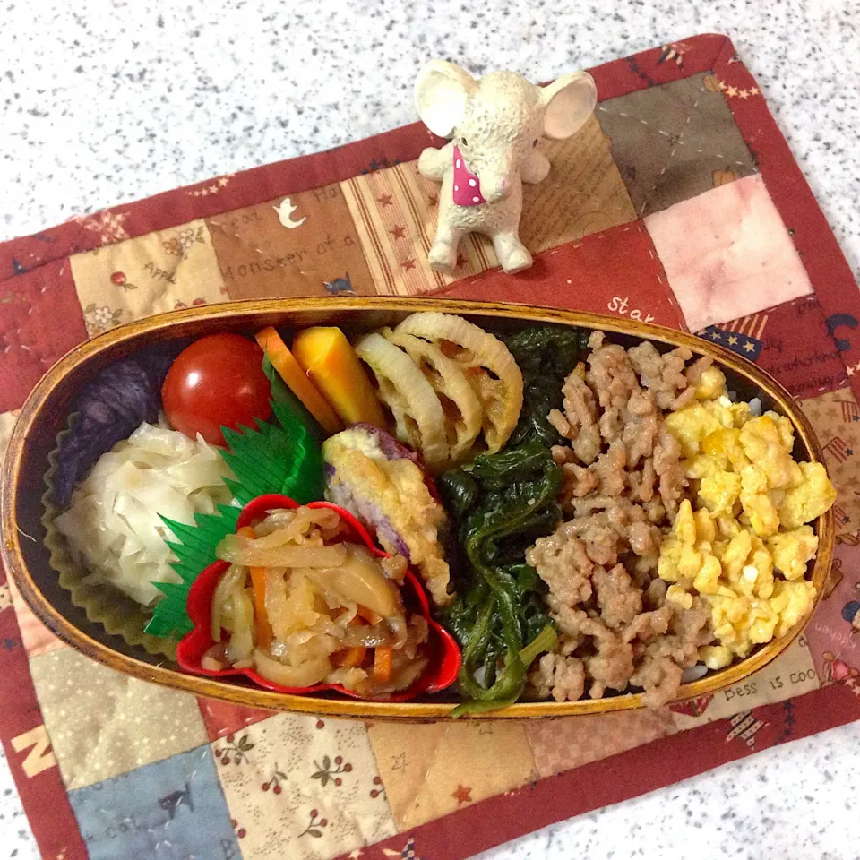 今日のお弁当😊  #わっぱ弁当  #夫弁当  #地味弁当|naonaomimichanさん