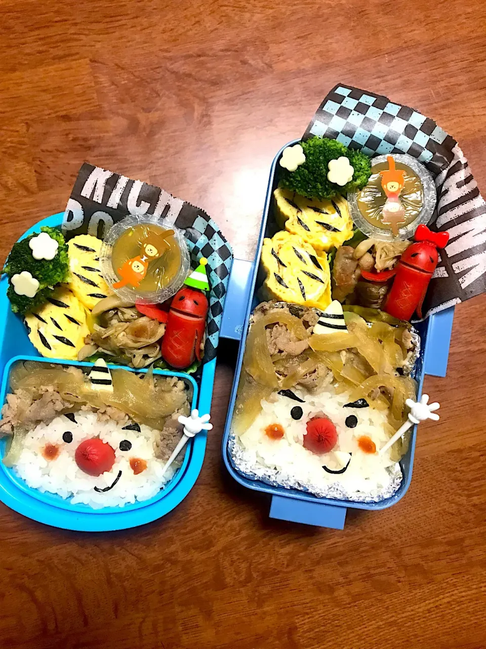 Snapdishの料理写真:鬼ぶた丼弁当♡|かなさん