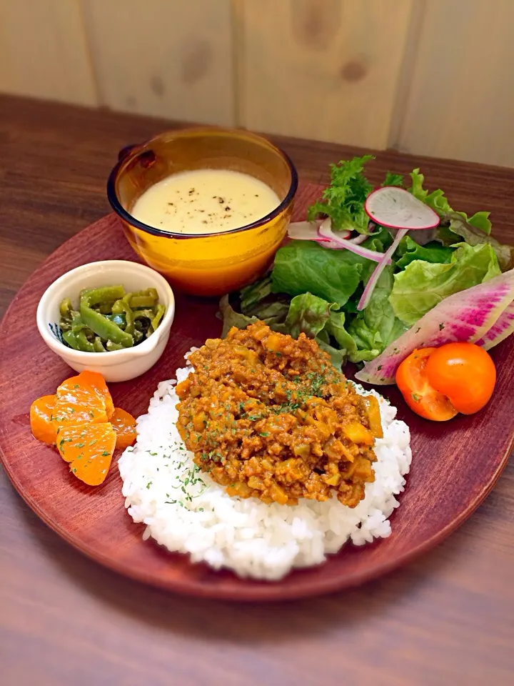 今週の米っつぶランチ
さくさくレンコンキーマカレー|maSami＊さん