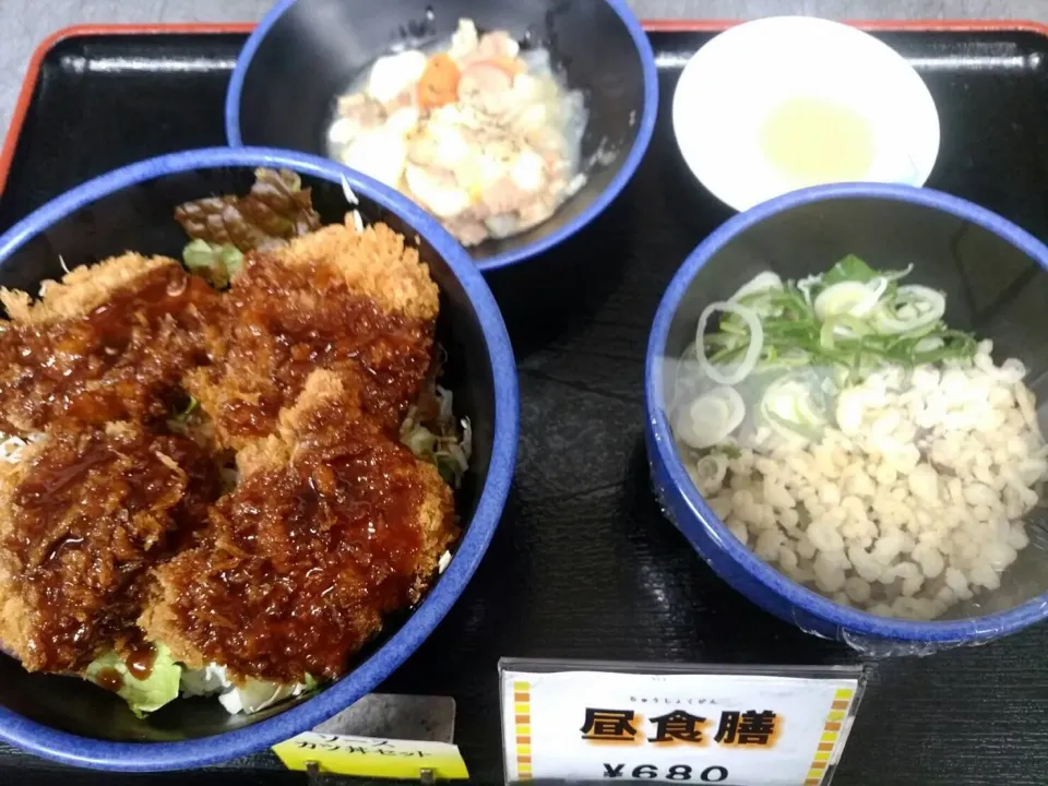 ソースカツ丼・半そばセット|nyama1さん