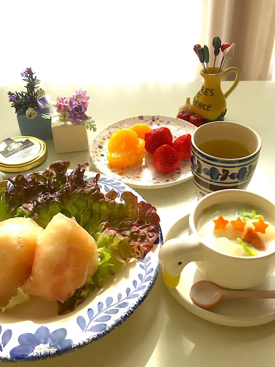 トリュフ香る生ハム巻きおにぎりで朝ごはん|サミカさん