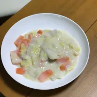 鶏のクリーム煮|ばつさん