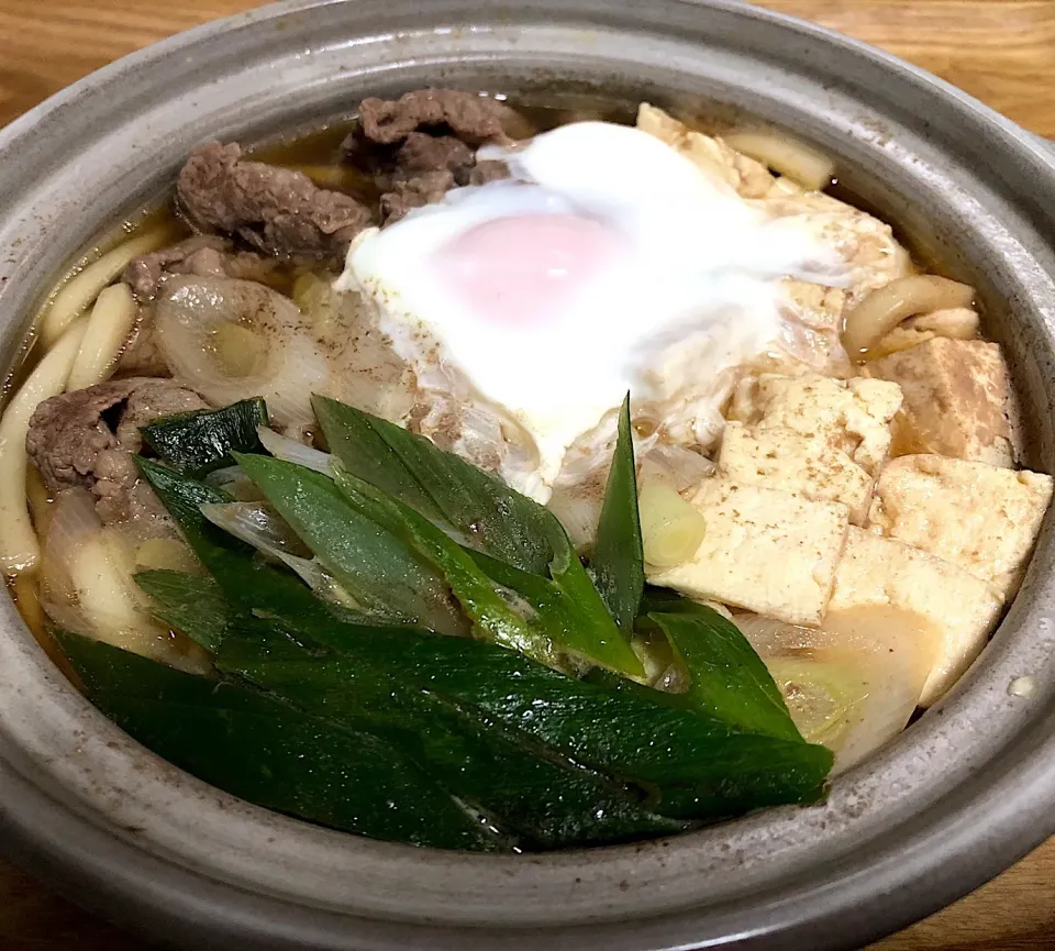 すき焼き風うどん|まぁたんさん