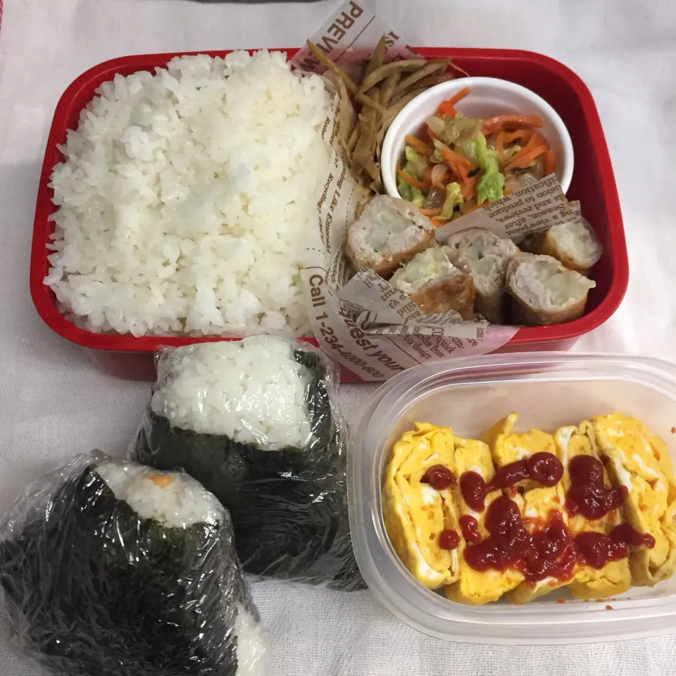 Snapdishの料理写真:男子高校生弁当No.501・今日も感謝弁当|mickyさん