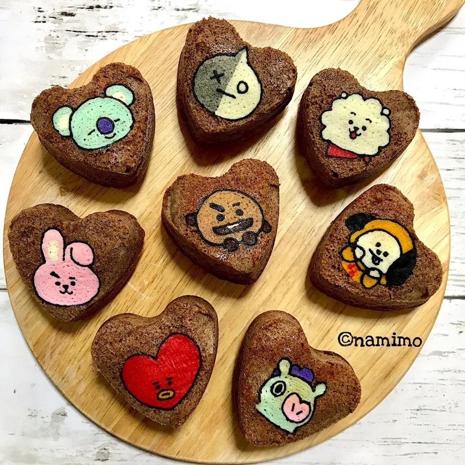 Snapdishの料理写真:BT21のデコブラウニー|namimoさん