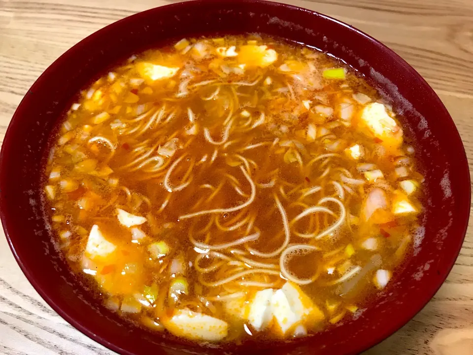 麻婆豆腐ラーメン
 #麻婆豆腐  #らーめん|さくたろうさん