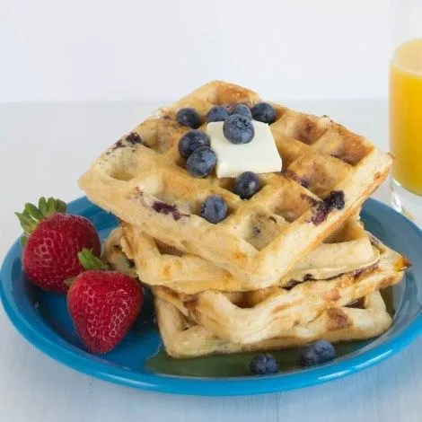 Blueberry cheesecake waffles|jaedonjadeさん