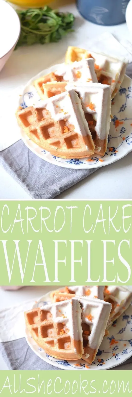 Carrot cake waffles|jaedonjadeさん