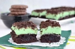 Thin mint fudge brownies|jaedonjadeさん